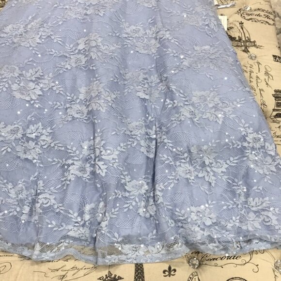 Chic Lavender Floral Women's Prom Dress - Picture 9 of 12